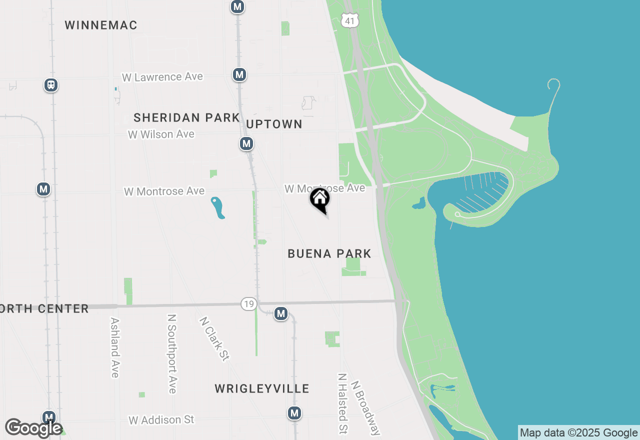 Map of 4247 N Hazel Street, Chicago, IL 60613