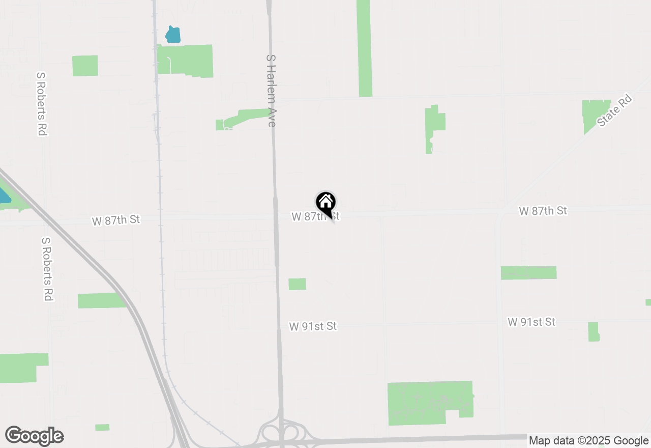 Map of 8713 Cranbrook Lane, Bridgeview, IL 60455