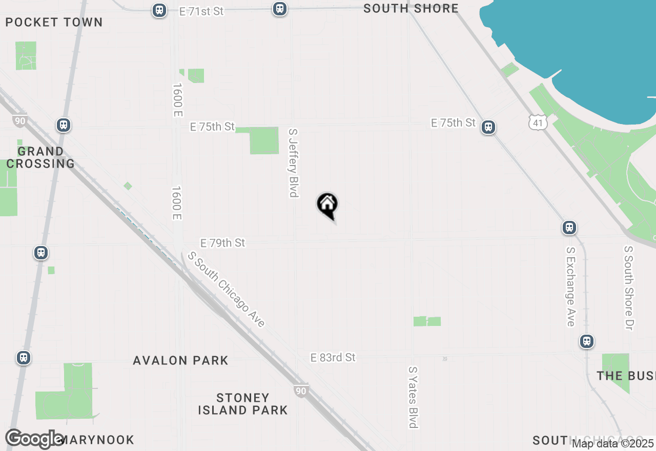 Map of 7829 S Clyde Avenue, Chicago, IL 60649