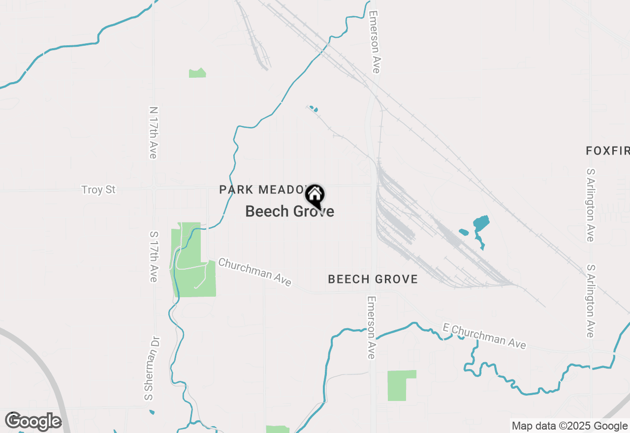 Map of 505 Main Street, Beech Grove, IN 46107