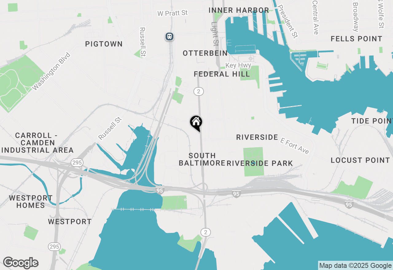 Map of 1411 Clarkson Street, Baltimore, MD 21230