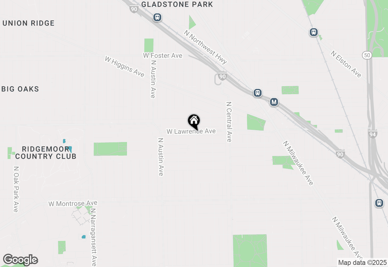 Map of 4752 N Menard Avenue #3S, Chicago, IL 60630