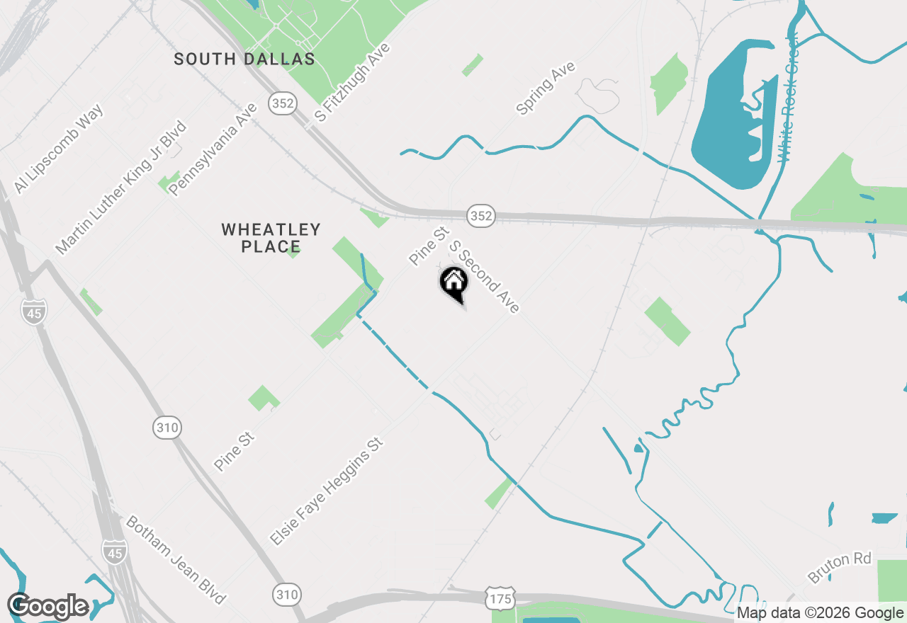 Map of 4503 Bradshaw Street, Dallas, TX 75215