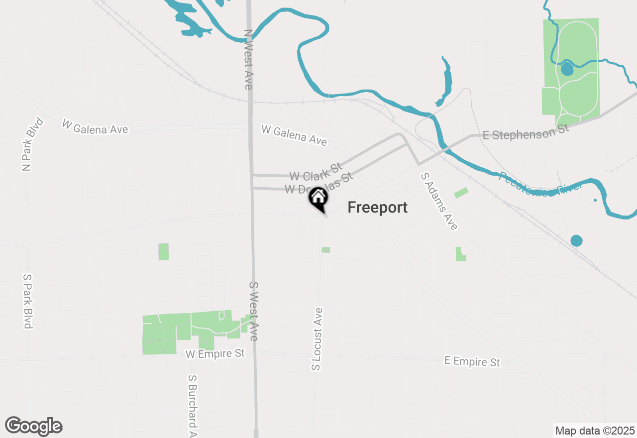 Map of 515 E Stephenson Street, Freeport, IL 61032