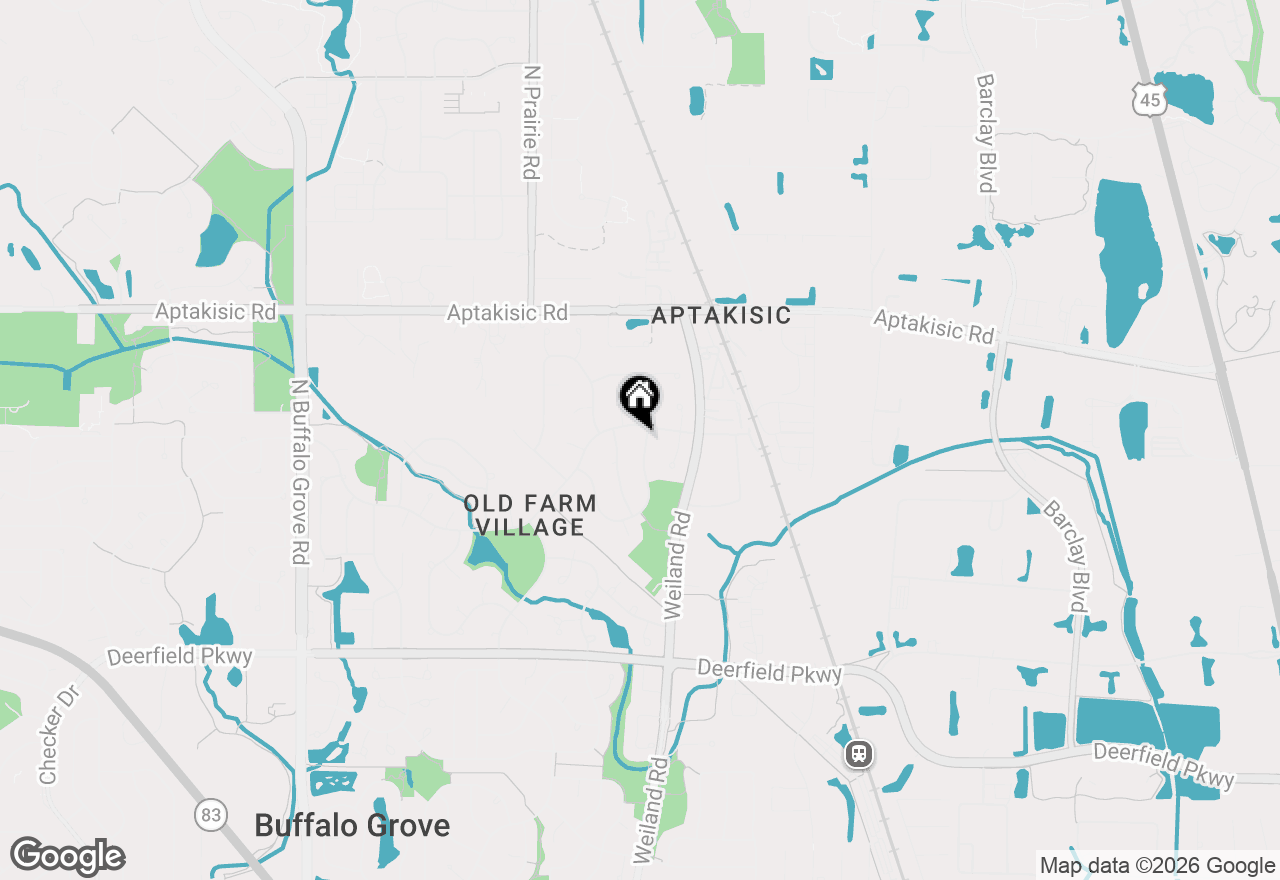 Map of 1422 Madison Road, Buffalo Grove, IL 60089