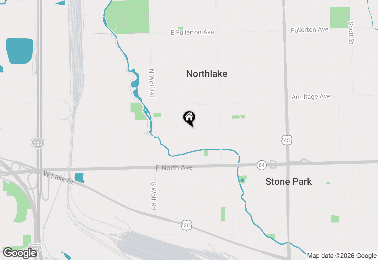 Map of 141 N Marilyn Avenue, Northlake, IL 60164