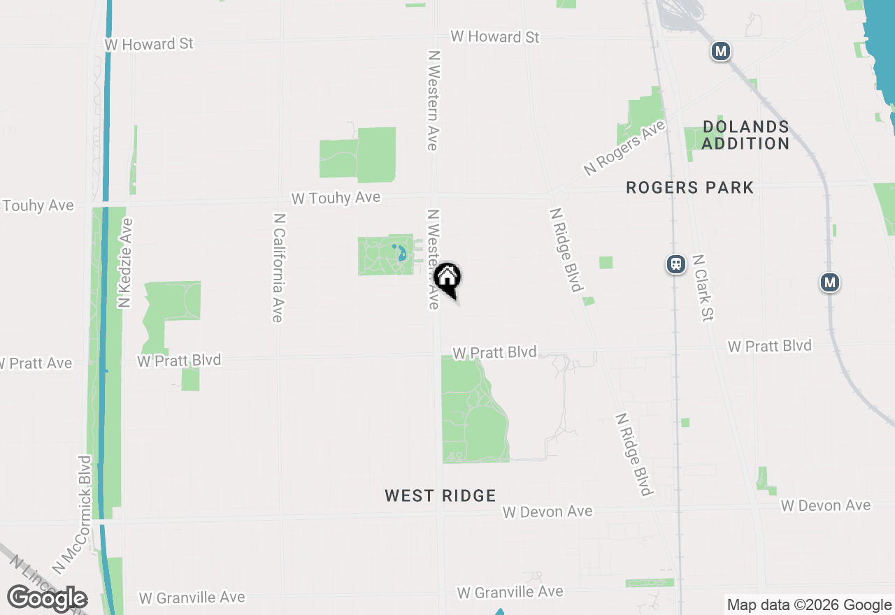 Map of 2347 W Morse Avenue, Chicago, IL 60645