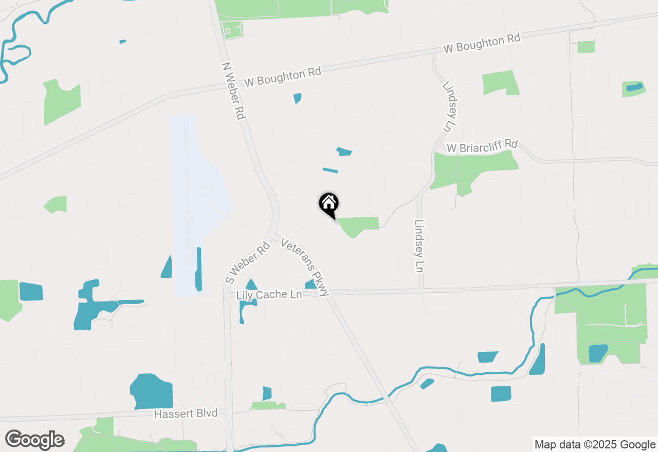 Map of 1086 Lily Field Lane, Bolingbrook, IL 60440