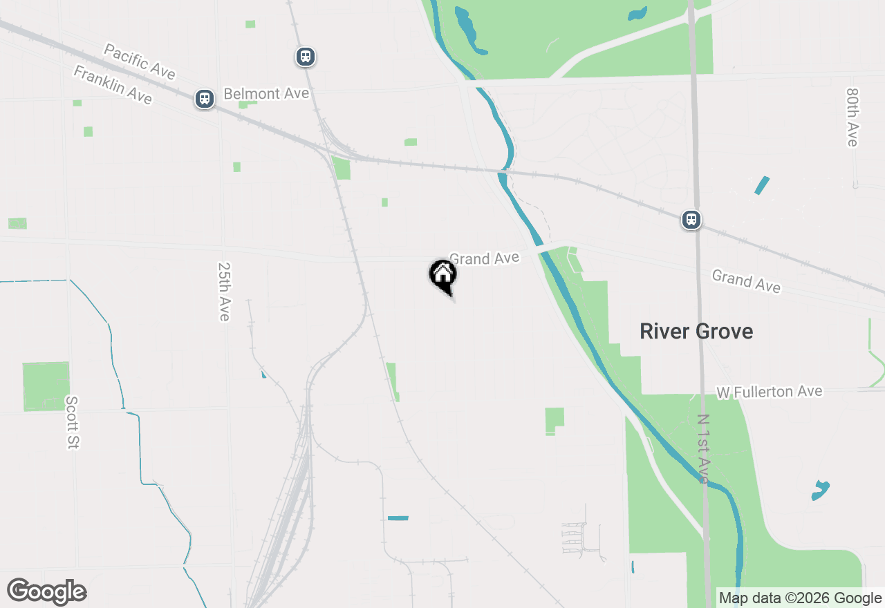 Map of 2614 Elm Street, River Grove, IL 60171