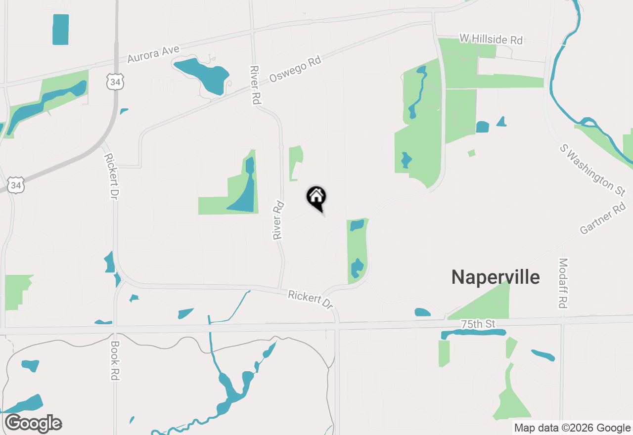 Map of 1205 Ardmore Drive, Naperville, IL 60540