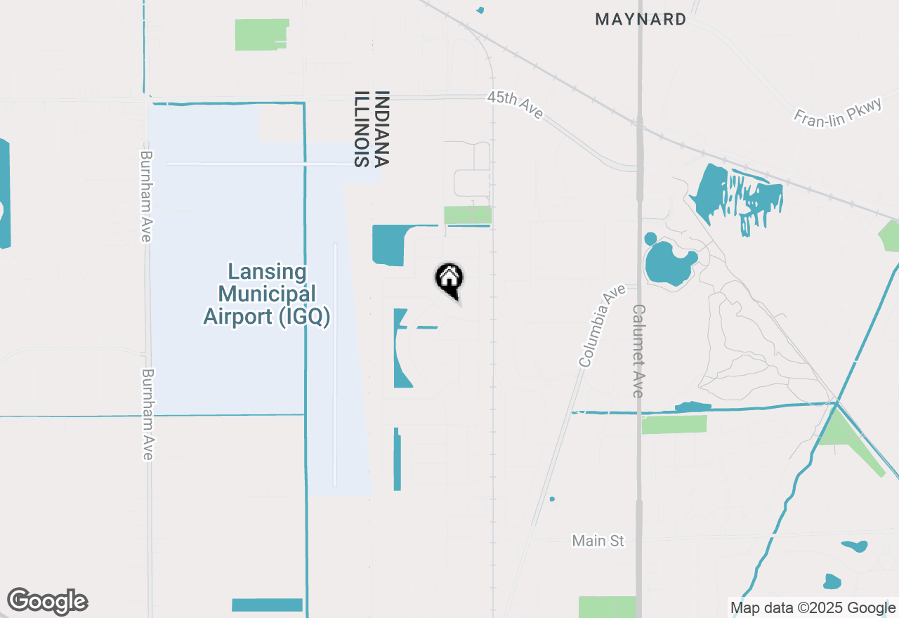 Map of 307 Salisbury Drive, Munster, IN 46321