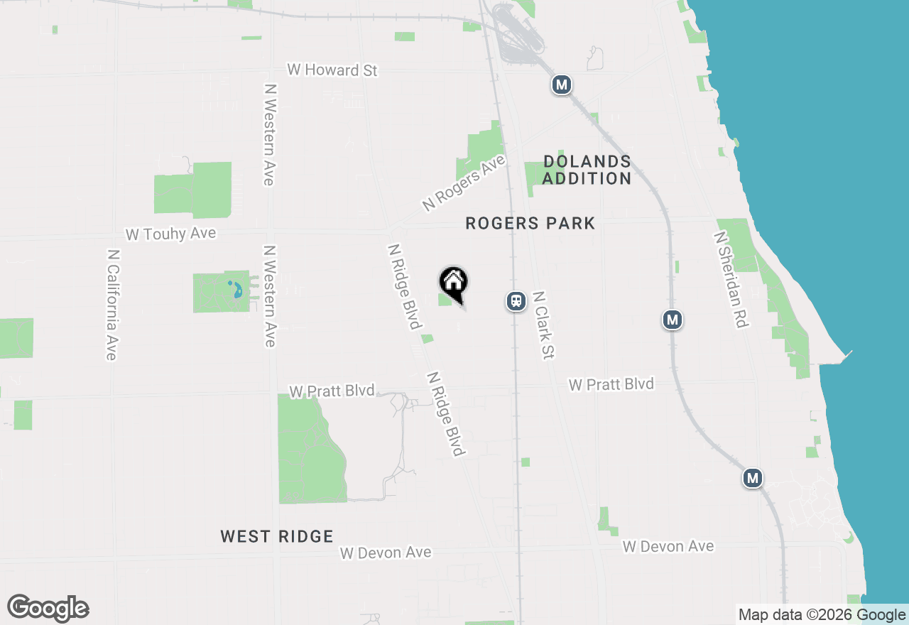 Map of 1929 W Lunt Avenue, Chicago, IL 60626