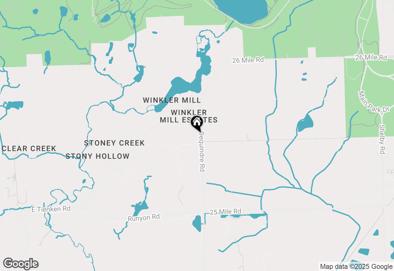 Map of 1988 Christenbury Court, Rochester, MI 48306