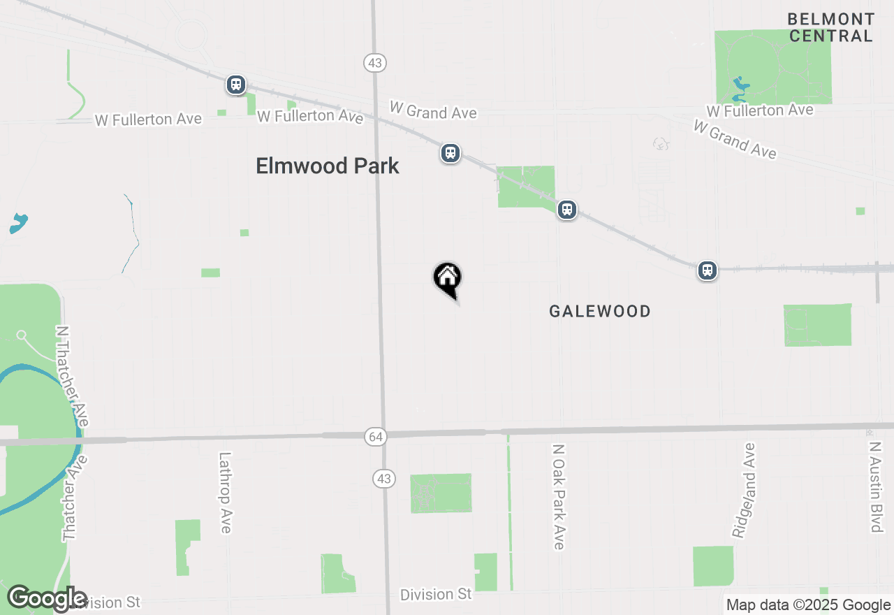 Map of 1905 N Nordica Avenue, Chicago, IL 60707