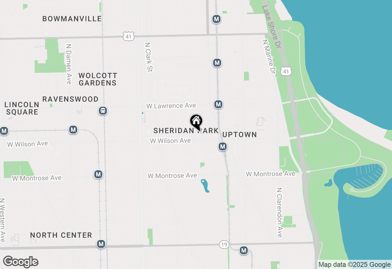 Map of 4616 N Magnolia Avenue #3, Chicago, IL 60640