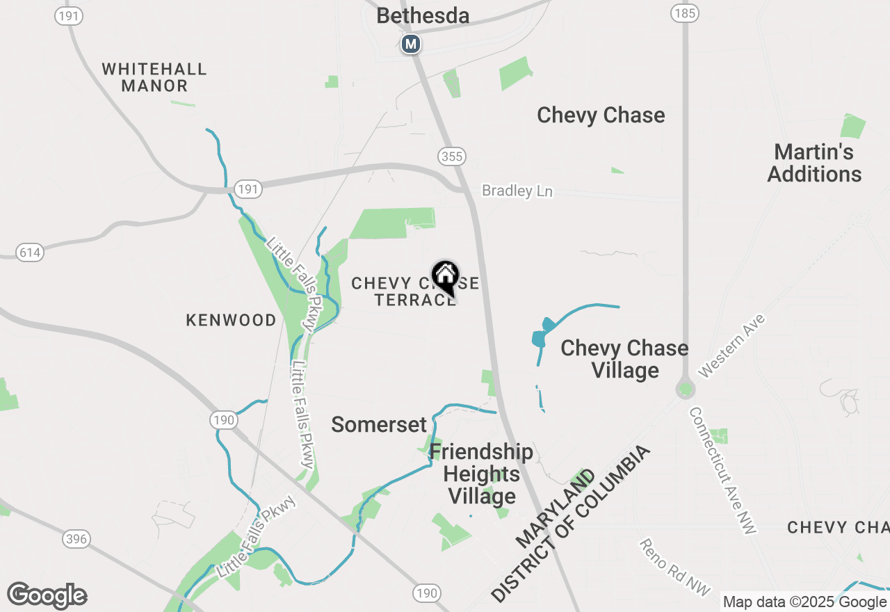 Map of 4619 Langdrum Lane, Chevy Chase, MD 20815