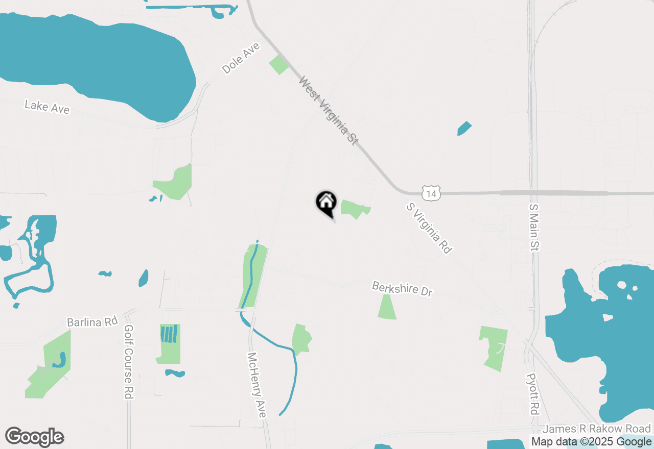 Map of 600 Sussex Lane, Crystal Lake, IL 60014