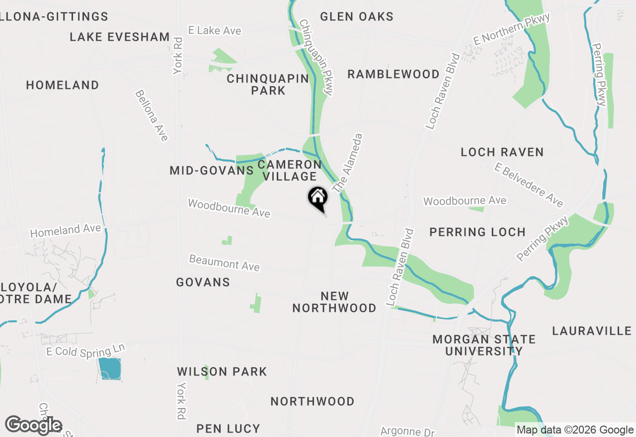 Map of 1200 Woodbourne Avenue, Baltimore, MD 21239