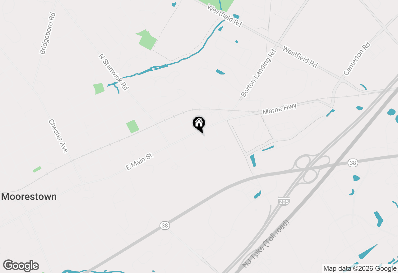 Map of 526 E Main Street, Moorestown, NJ 08057