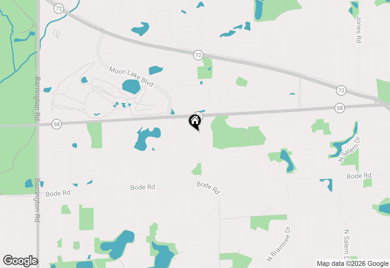 Map of 1102 Southbridge Lane, Schaumburg, IL 60194