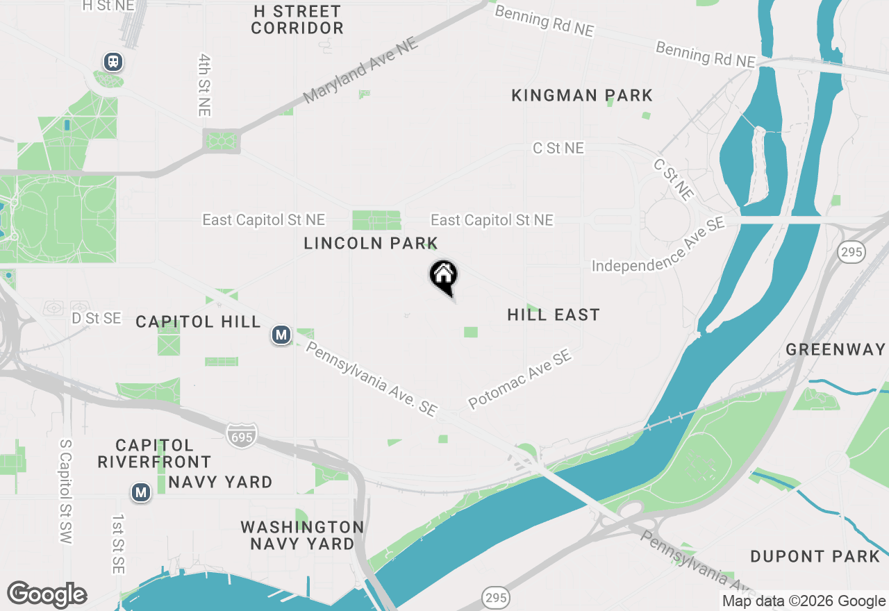 Map of 257 14th Street Se #A, Washington, DC 20003