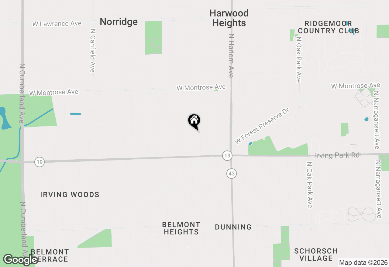 Map of 4112 Oketo Avenue N, Norridge, IL 60706
