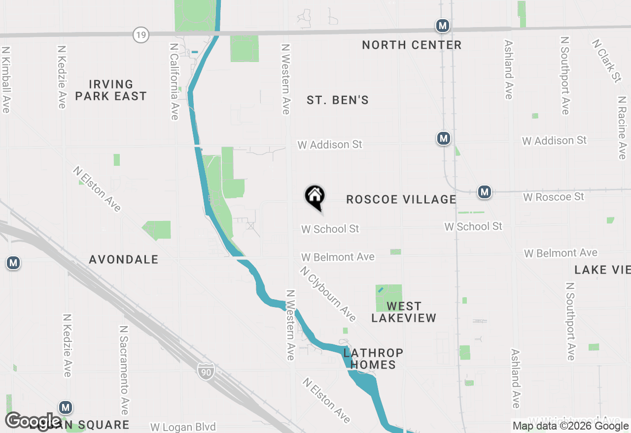 Map of 3324 N Oakley Avenue, Chicago, IL 60618