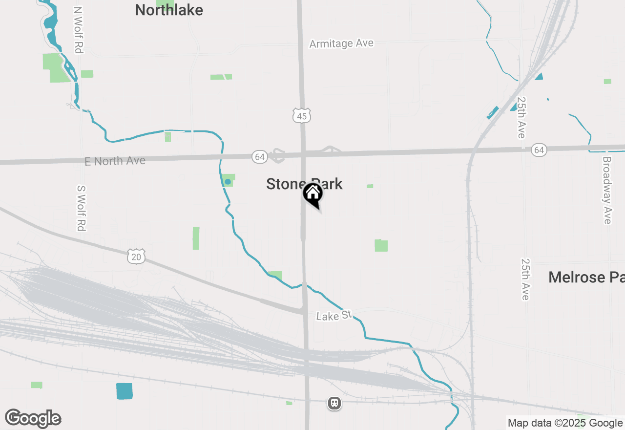 Map of 1700 N 40th Avenue, Stone Park, IL 60165