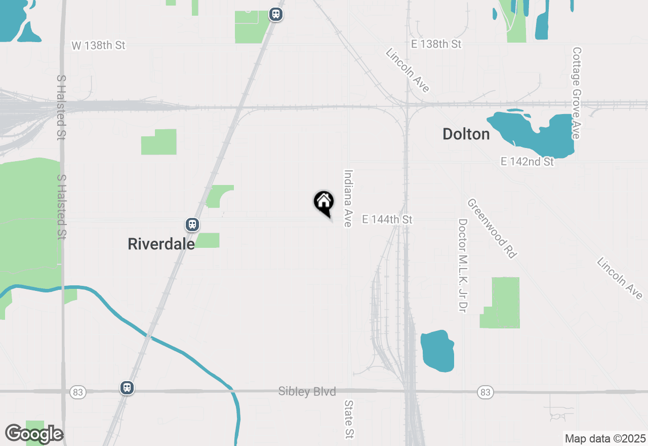 Map of 102 E 144th Street, Riverdale, IL 60827