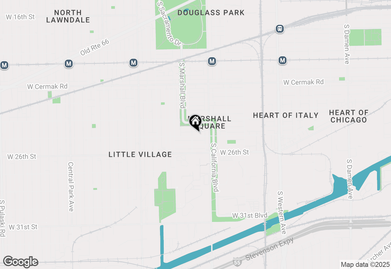 Map of 2848 W 25th Street, Chicago, IL 60623