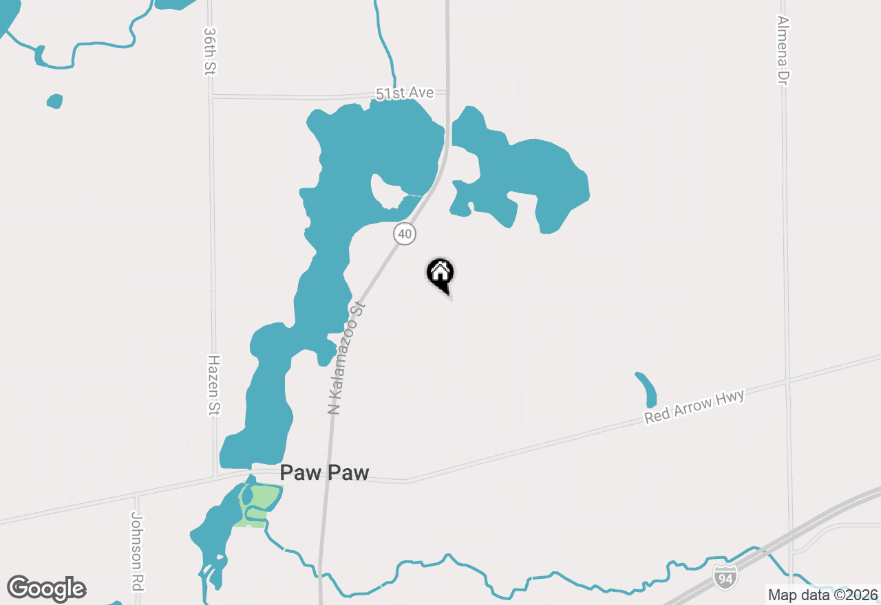 Map of 729 Heritage Woods Lane, Paw Paw, MI 49079
