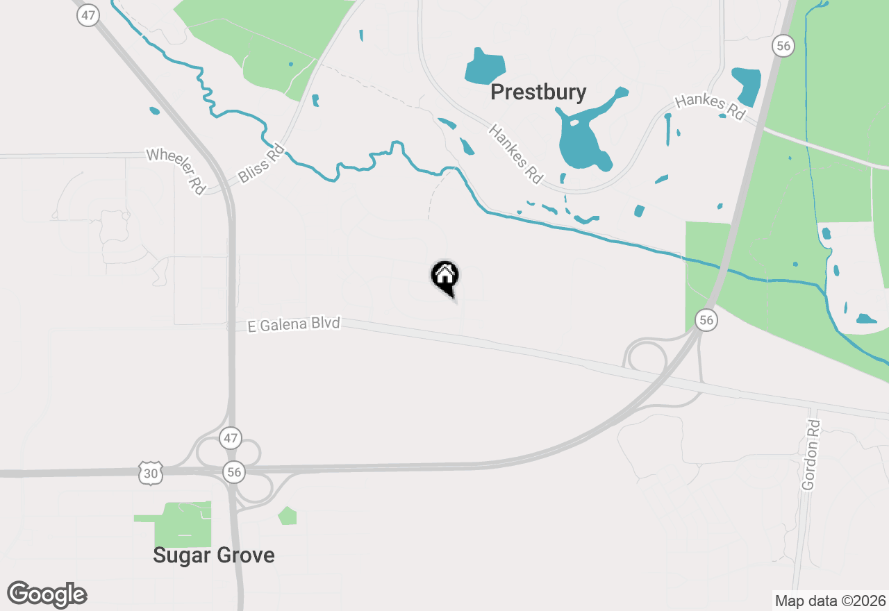 Map of 275 Hampton Road, Sugar Grove, IL 60554
