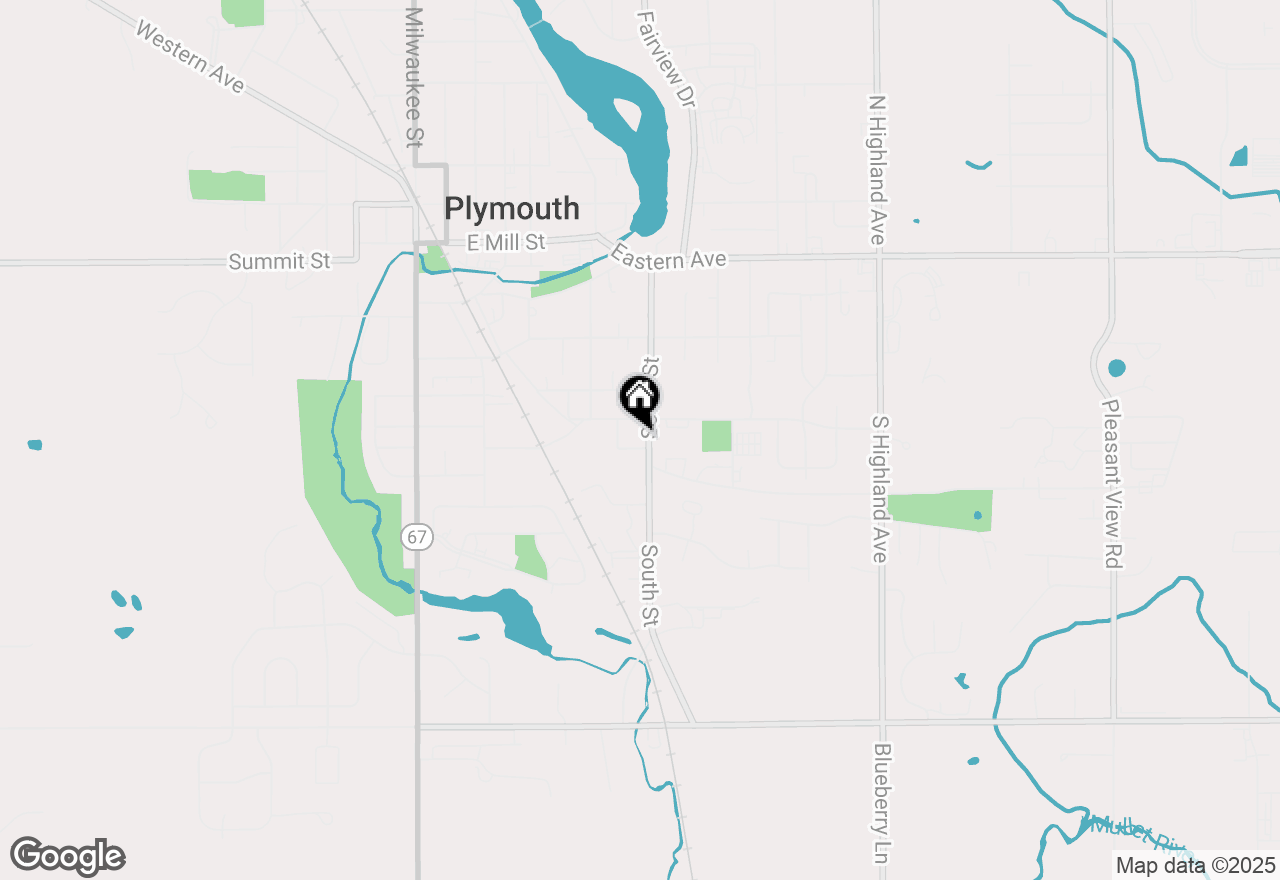 Map of 712 Carpenter St, Plymouth, WI 53073