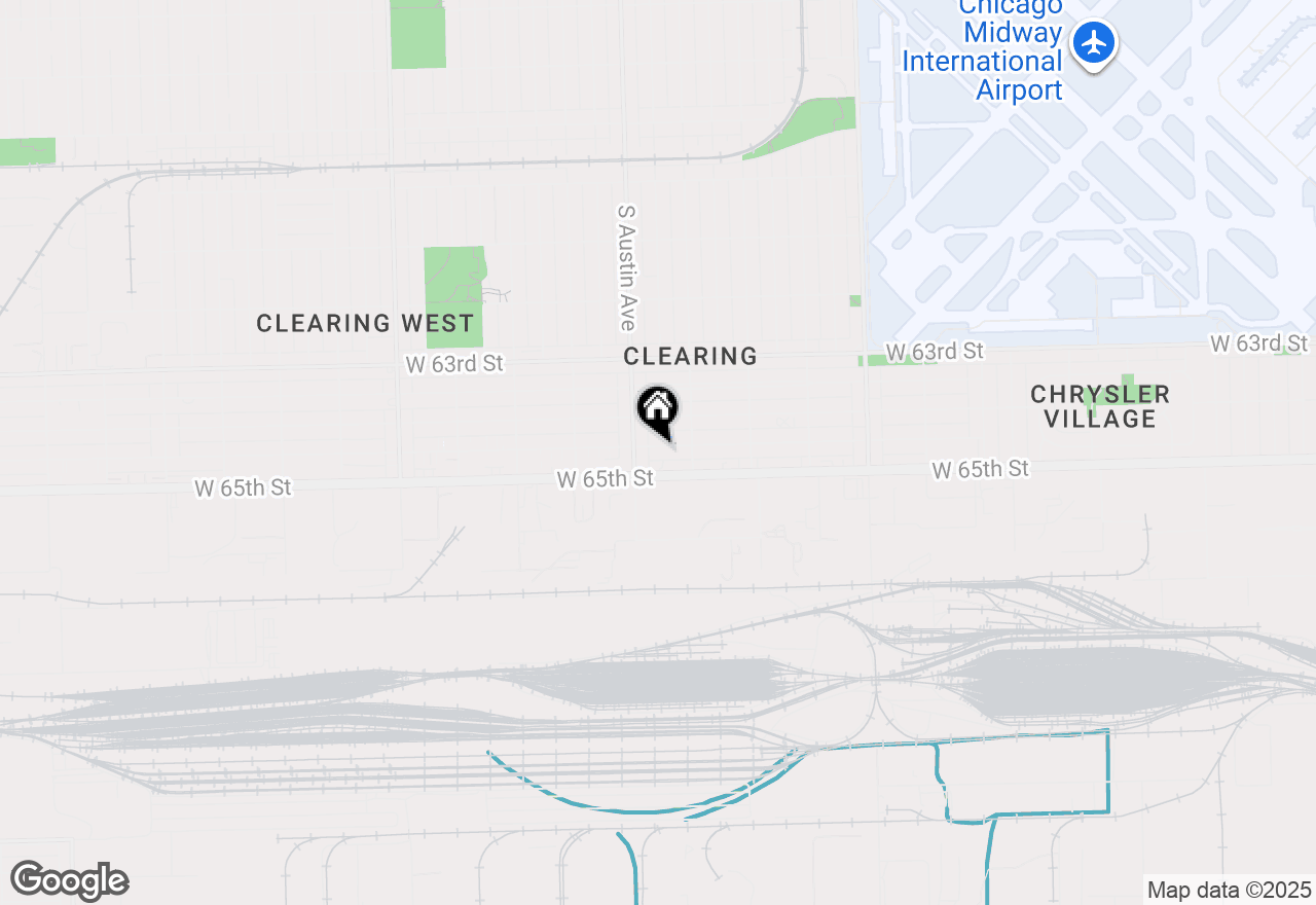 Map of 5935 W 64th Place, Chicago, IL 60638