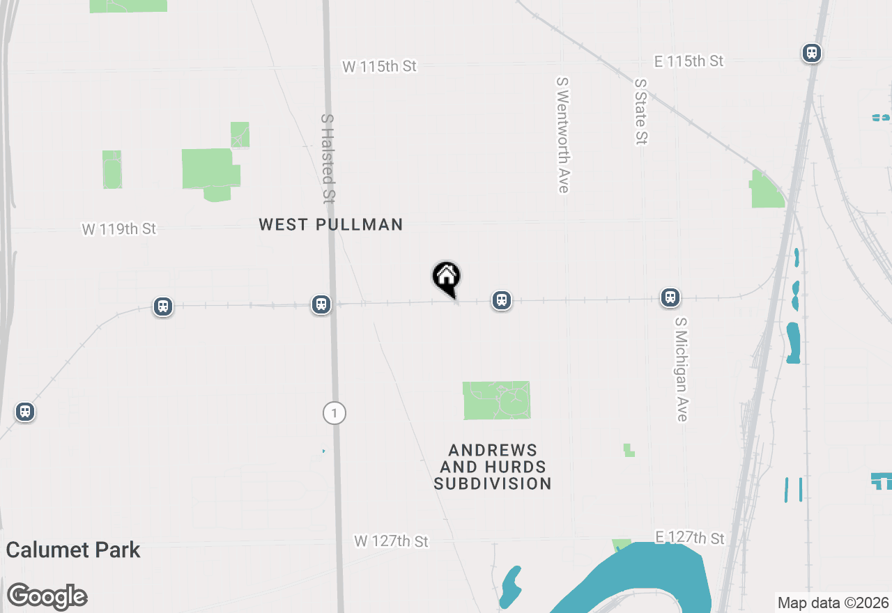 Map of 12100 S Normal Avenue, Chicago, IL 60628
