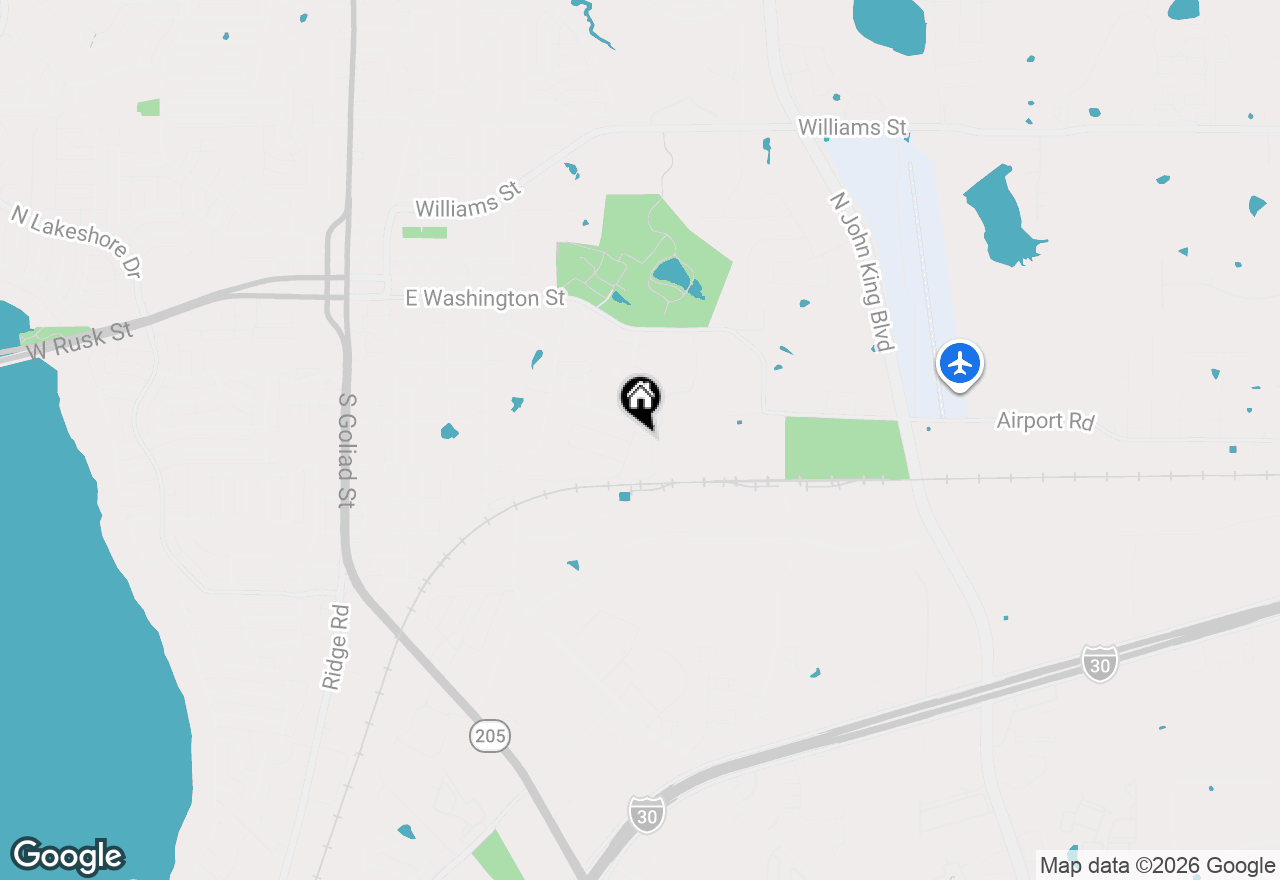 Map of 707 Park Place Boulevard, Rockwall, TX 75087