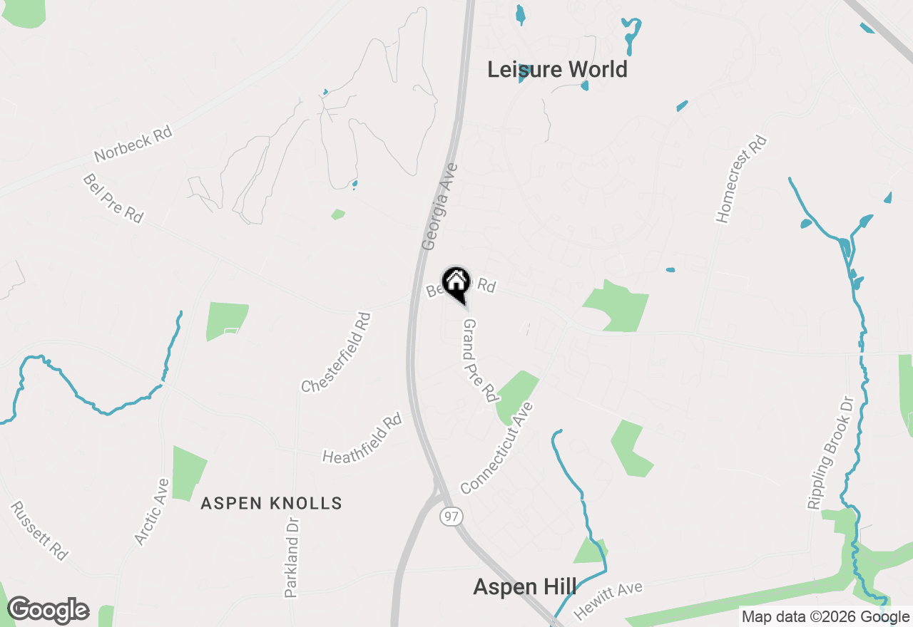 Map of 3976 Bel Pre Road #3976-2, Silver Spring, MD 20906