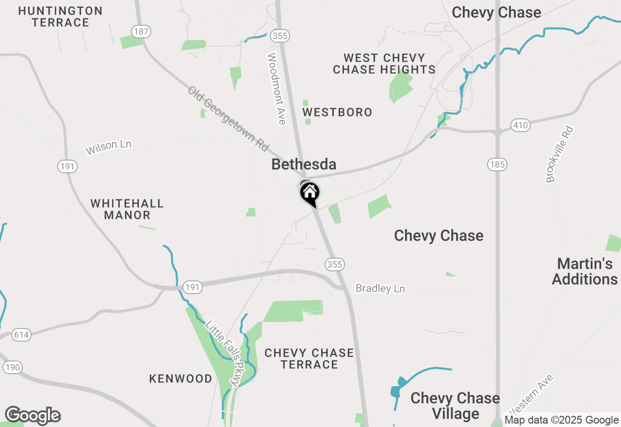 Map of 4710 Elm Street #2B-E-1107, Bethesda, MD 20814