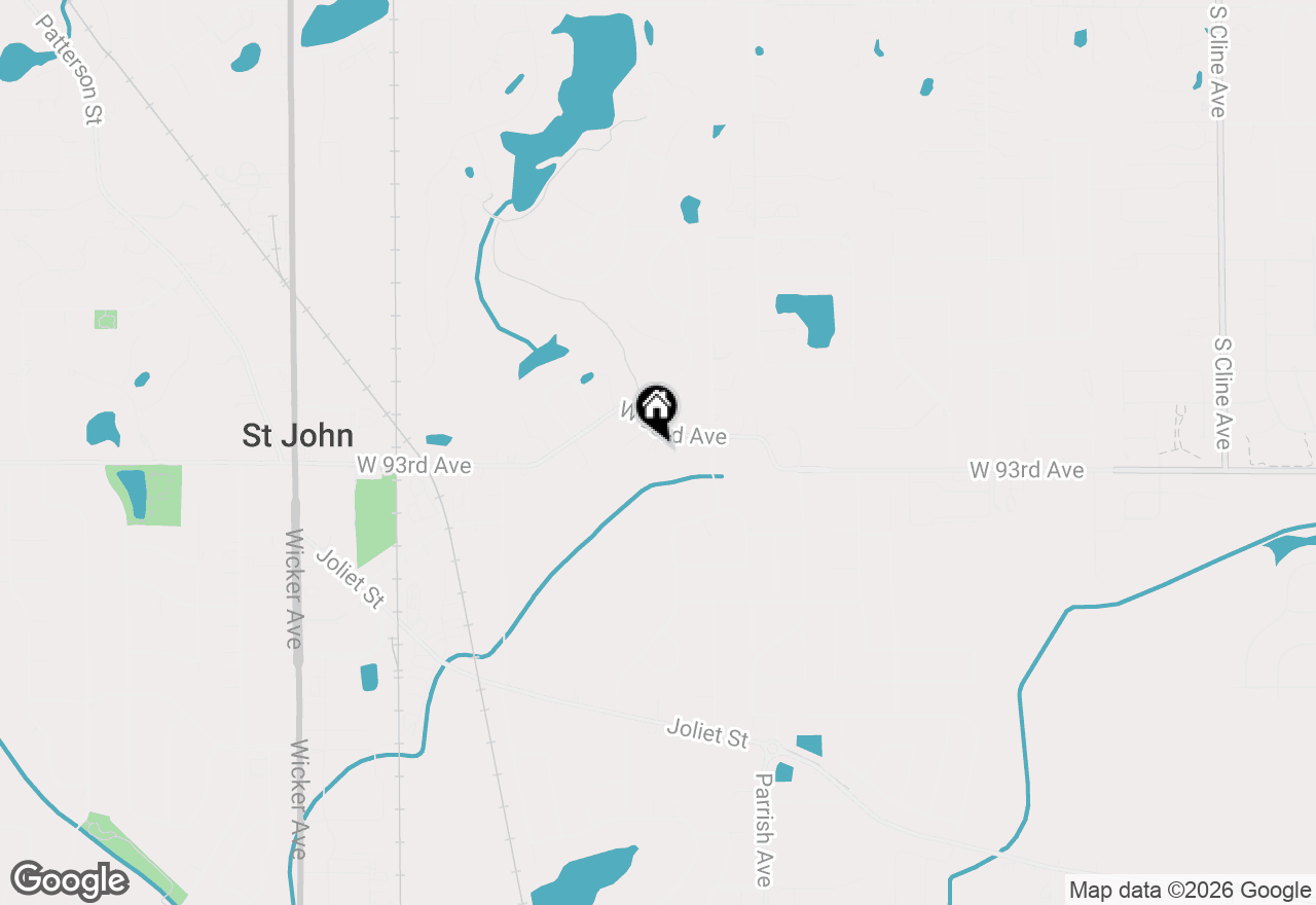 Map of 9977 W 93rd Avenue, St. John, IN 46373