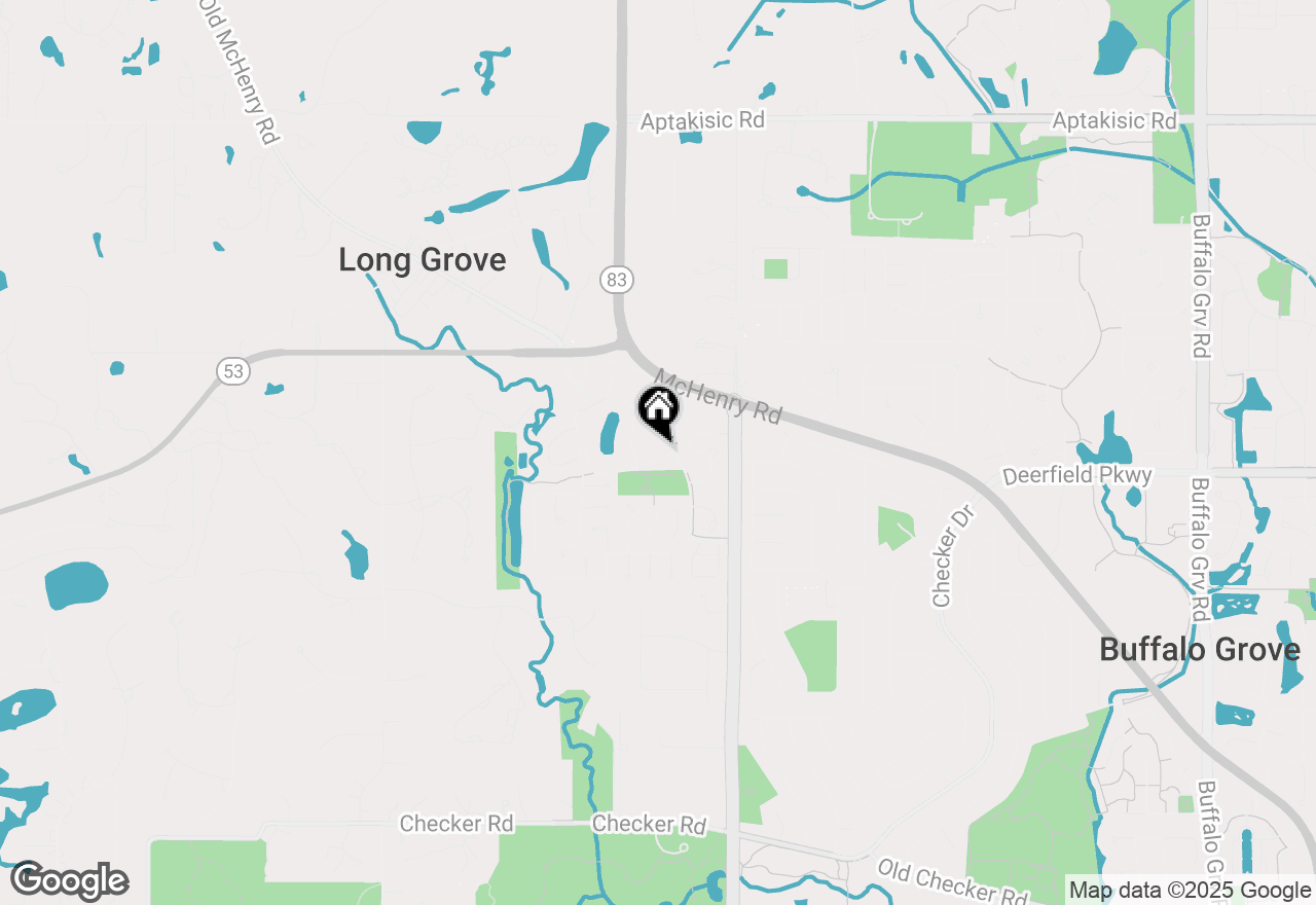 Map of 1324 Fairfax Lane, Buffalo Grove, IL 60089