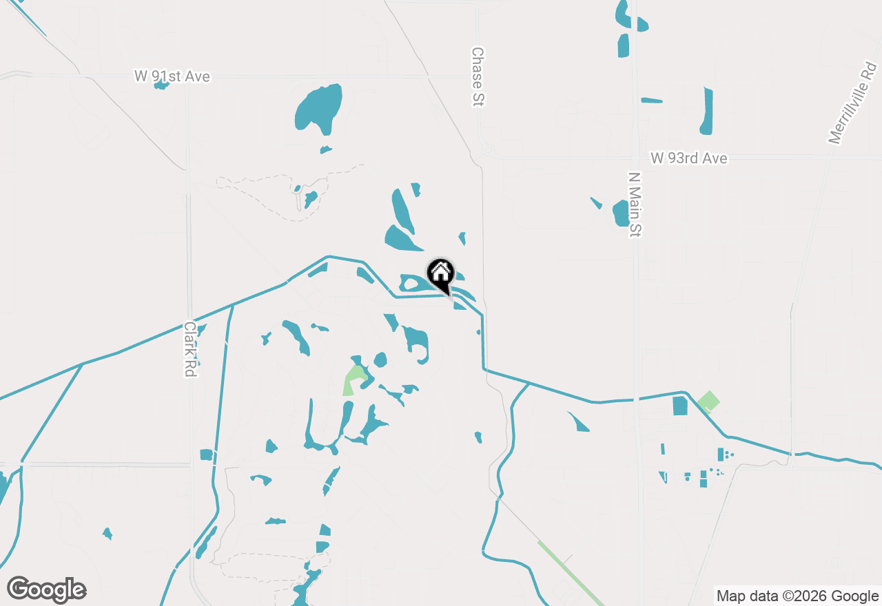 Map of 802 Veterans Lane, Crown Point, IN 46307