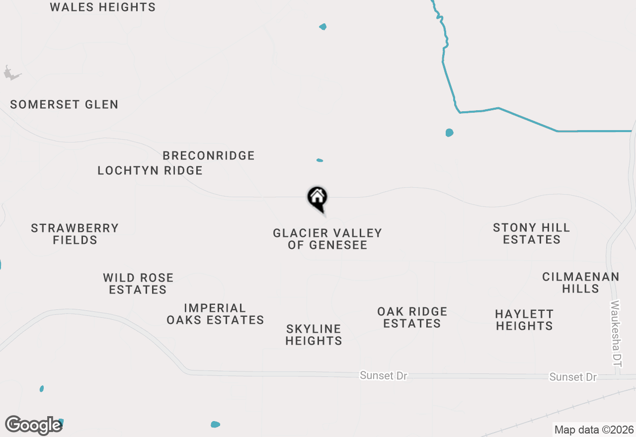 Map of S25W30256 Jenna Ln, Waukesha, WI 53188
