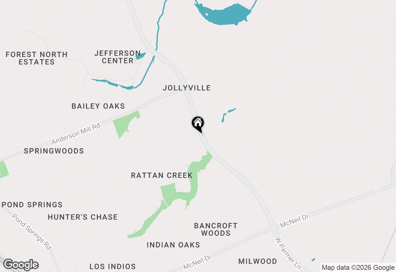 Map of 7613 Peabody Dr, Austin, TX 78729