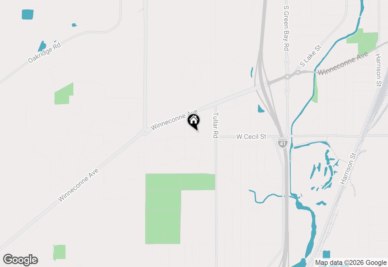 Map of 975 Manor Dr #83, Neenah, WI 54956