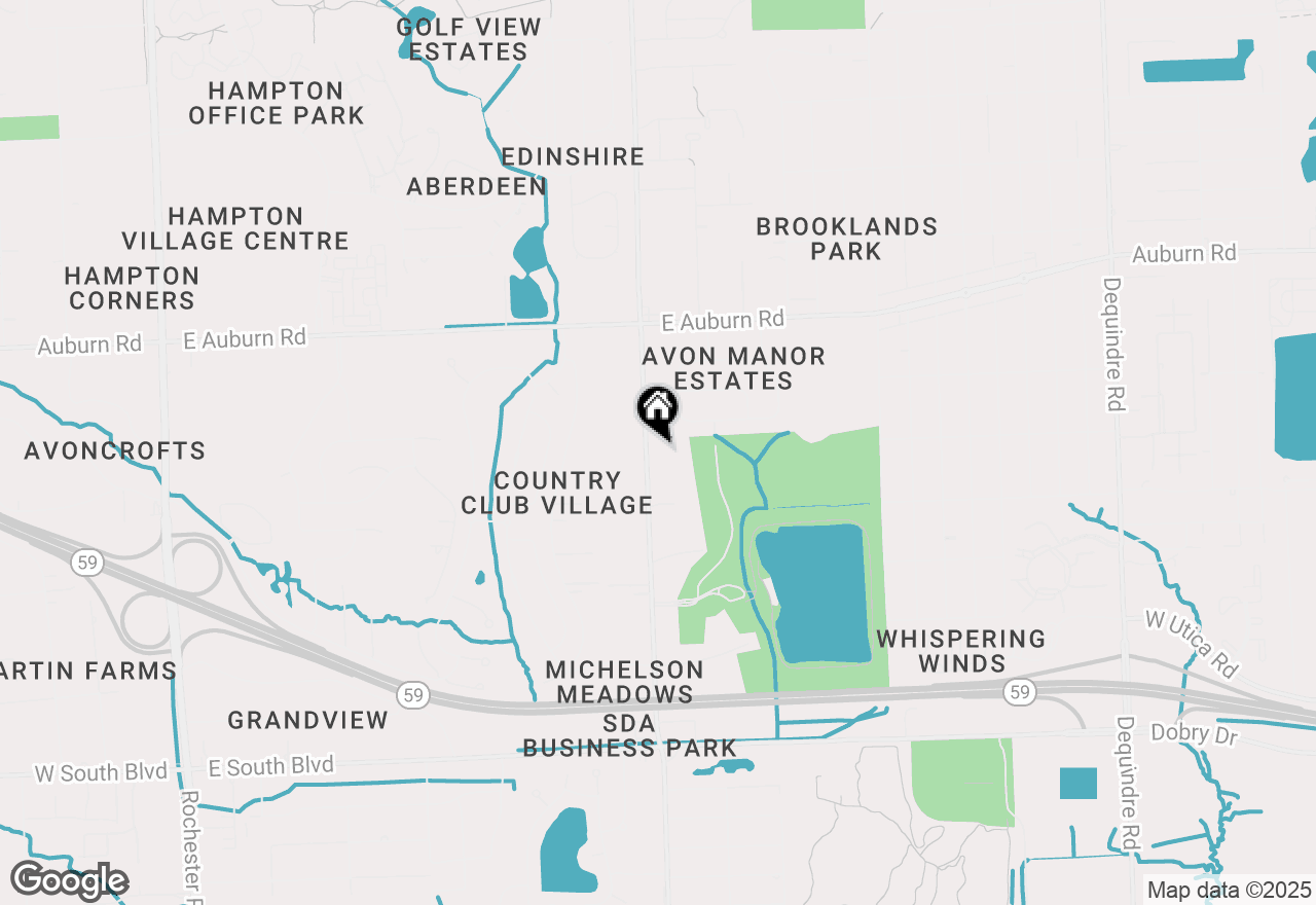 Map of 3325 John R Road, Rochester Hills, MI 48307
