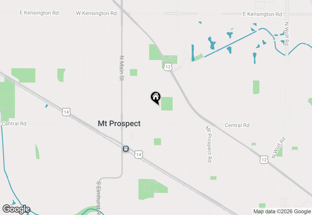 Map of 103 N School Street, Mount Prospect, IL 60056