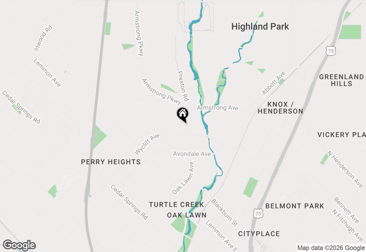 Map of 4221 Herschel #4, Dallas, TX 75219