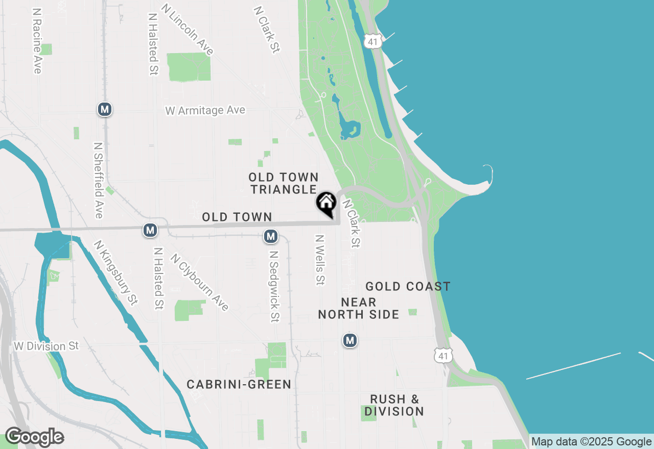 Map of 159 W North Avenue #406, Chicago, IL 60610