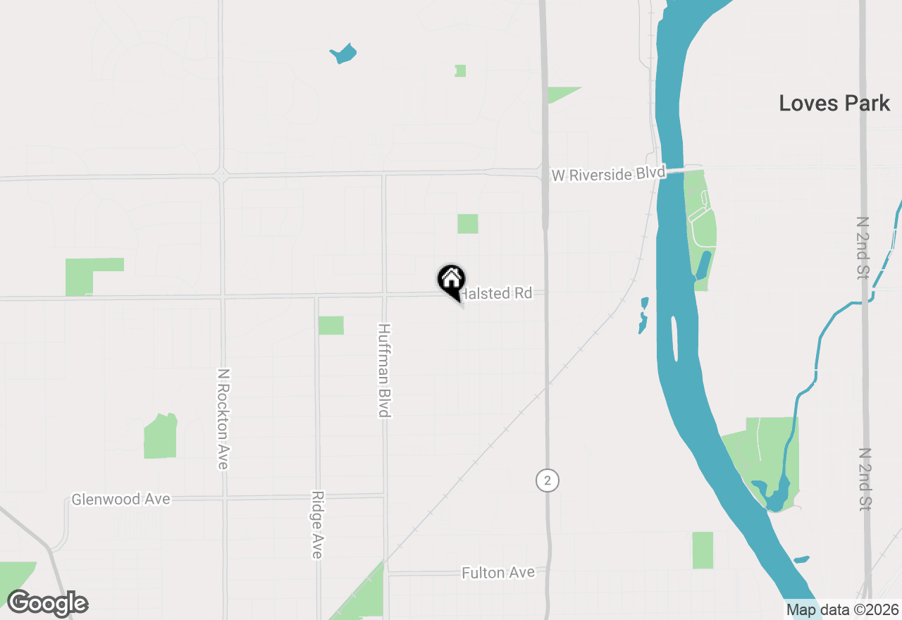 Map of 3316 N Church Street, Rockford, IL 61103