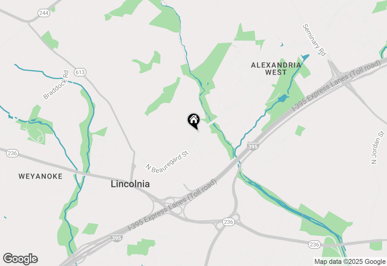 Map of 661 N Armistead Street, Alexandria, VA 22312